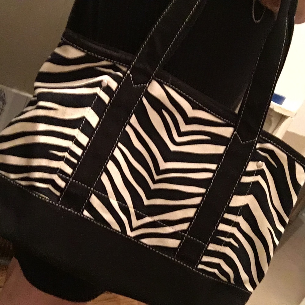 J. Crew Zebra Tote